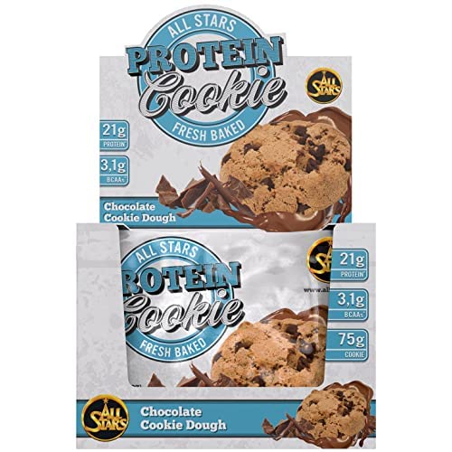 Protein-Cookies All Stars, Chocolate Cookie Dough, 12 x 75 g