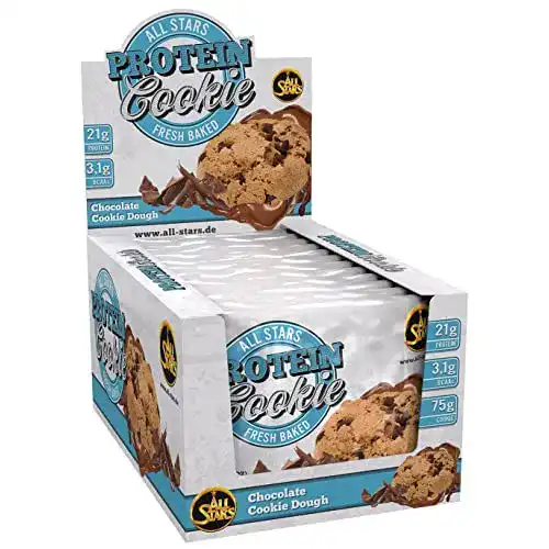 Protein-Cookies All Stars, Chocolate Cookie Dough, 12 x 75 g