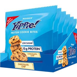 Protein-Cookies Weider Yippie! Cookie Bites, Chocolate Chip, 6x50g