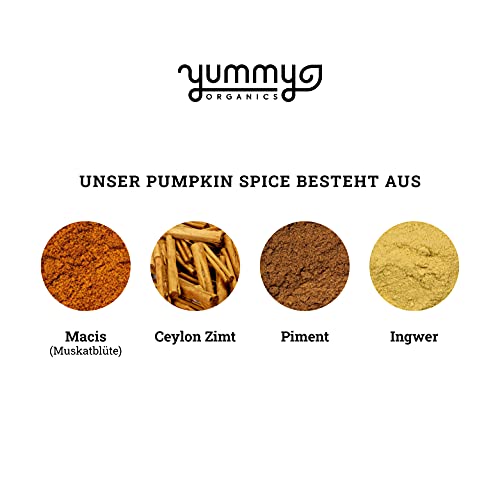 Pumpkin-Spice-Gewürz Yummy Organics BIO Pumpkin Spice, 80g