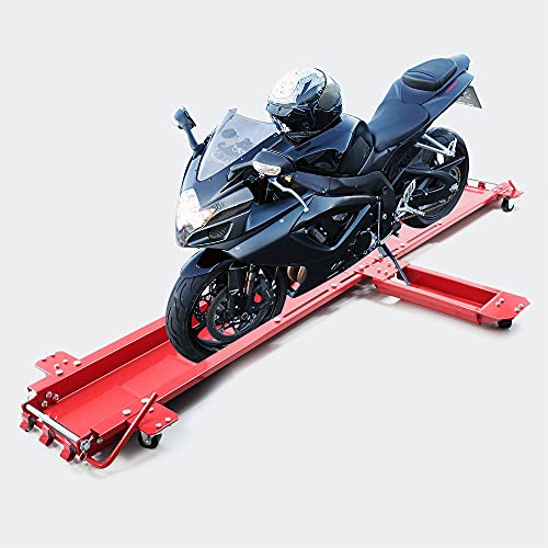 Rangierhilfe Motorrad Wiltec Rangierschiene Motorrad bis 250 kg