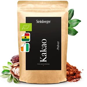 Rohkakao Steinberger BIO Kakaopulver 500g ohne Zusatzstoffe