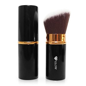 Rougepinsel Glow Premium Kabuki Make-Up Pinsel einziehbar
