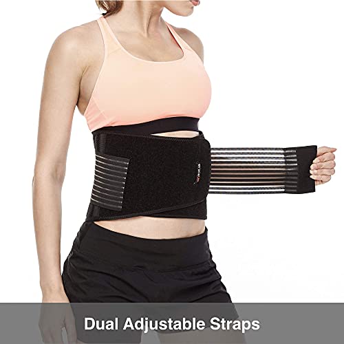 Rückenbandage mit Pelotte BraceUP Rückenstützgürtel