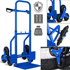 Sackkarre 200 kg Masko ® Treppenkarre, Hartgummireifen