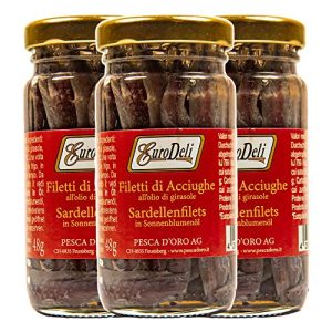 Sardellen S.Mile GmbH Food-United marokkanische Filets, 3 Gläser
