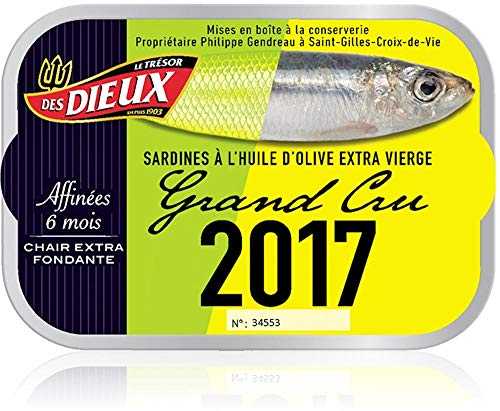 Die beste sardinen des dieux jahrgang grand cru 2018 tresor Bestsleller kaufen