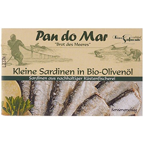 Die beste sardinen pan do mar kleine in bio olivenoel 120 g Bestsleller kaufen