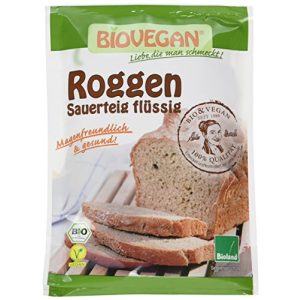 Sauerteig Bio Vegan Natur (Roggen) flüssig Bio Backzutat, 10x