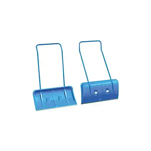 Schneeschieber mit Rädern Certeo, Blau, Schneeschaufel