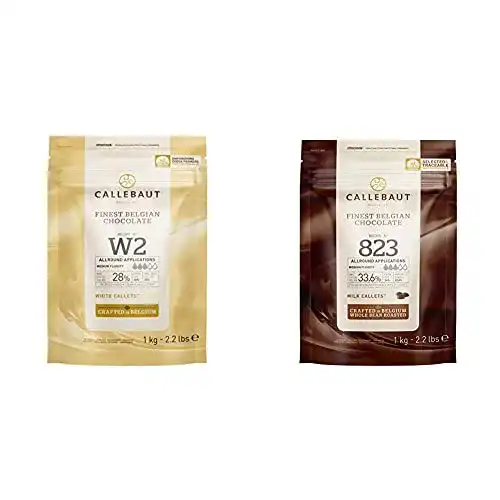 Schokodrops Callebaut Receipe No. W2, Kuvertüre Callets, Weiß