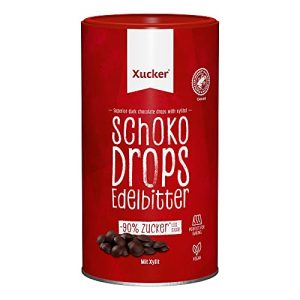 Schokodrops Xucker Schoko Drops Edelbitter 750g