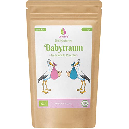 Die beste schwangerschaftstee jovitea babytraum tee bio 75g Bestsleller kaufen