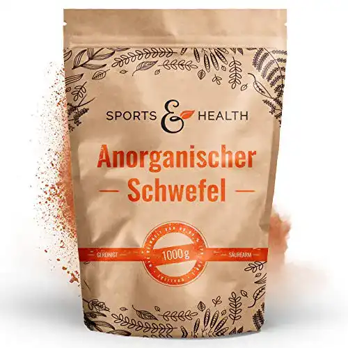 Schwefelpulver CDF Sports & Health Solutions Anorganisch 1000g