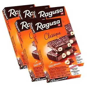 Schweizer Schokolade Camille Bloch Ragusa Classique, 5er Pack