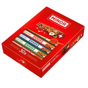 Schweizer Schokolade Minor, Classic Stengel, 30 Schokoladenriegel