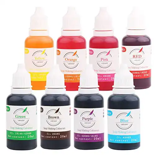 Seifenfarbe Wtrcsv Set 8er x 20ml Flüssig, Hautverträglich