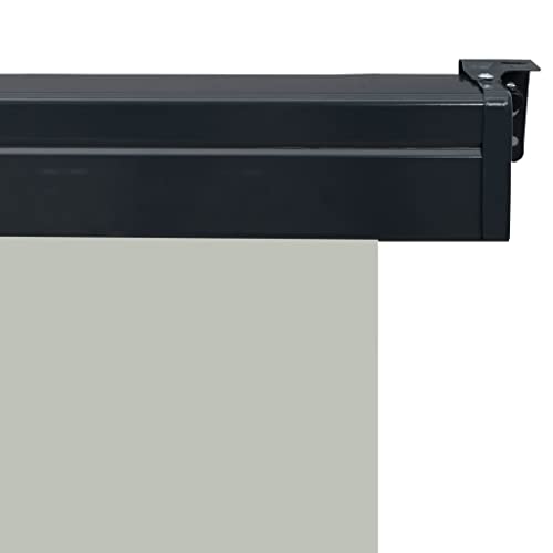 Senkrechtmarkise vidaXL Balkon Seitenmarkise 170x250cm Grau