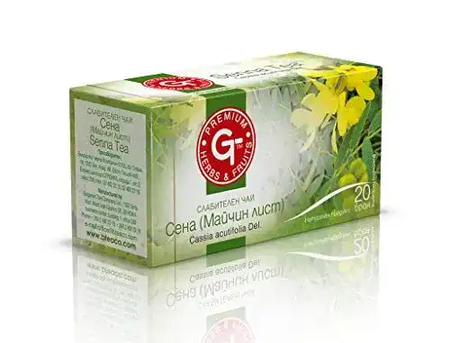 Senna-Tee KUKER (4 Pack) Senna Tea Fruit & Leaves 30g