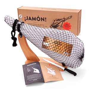 Serrano-Schinken jamon.de Jamon-Box Nr. 2, 6,5kg mit Zubehör