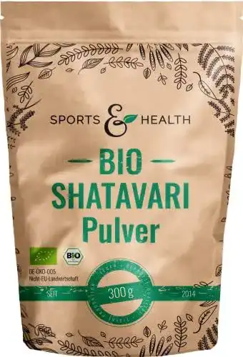 Shatavari CDF Sports & Health Solutions Pulver Bio Ayurveda 300g