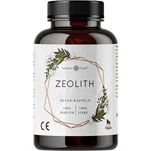Sodbrennen-Tabletten Nordic Pure Zeolith-Kapseln, 220 Kapseln