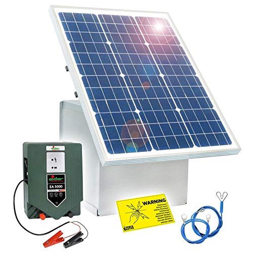Die beste solar weidezaungeraet eider 50w solar box 12v ea 5000 paket 1 Bestsleller kaufen