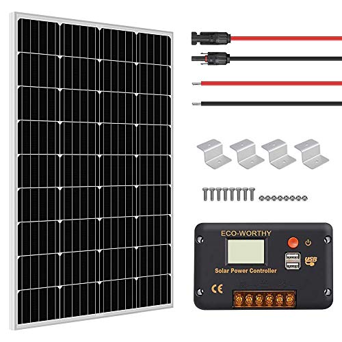 Solaranlage Wohnmobil ECO-WORTHY 100W 12V Solarpanel-Kit