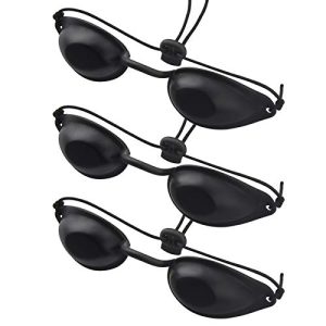 Solariumbrille Ledoo UV Schutzbrille 3Pcs Augen Schutzbrille