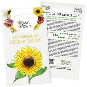 Sonnenblumen-Samen OwnGrown, Gelber Diskus
