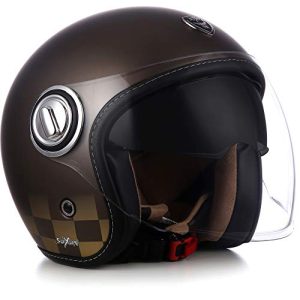 Soxon-Helm SOXON ® SP-888 „Bronze“ Jet-Helm