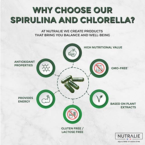 Spirulina-Chlorella NUTRALIE Spirulina & Chlorella 1800mg