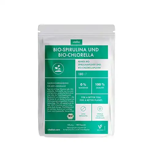 Spirulina-Chlorella VITAFAIR Bio Chlorella Spirulina Kapseln
