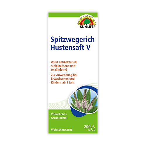 Spitzwegerich-Tinktur Sunlife Spitzwegerich Hustensaft V 200ml