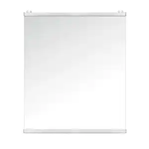 Spuckschutz hängend 120 cm breit KLEMP mit Riegellamellen