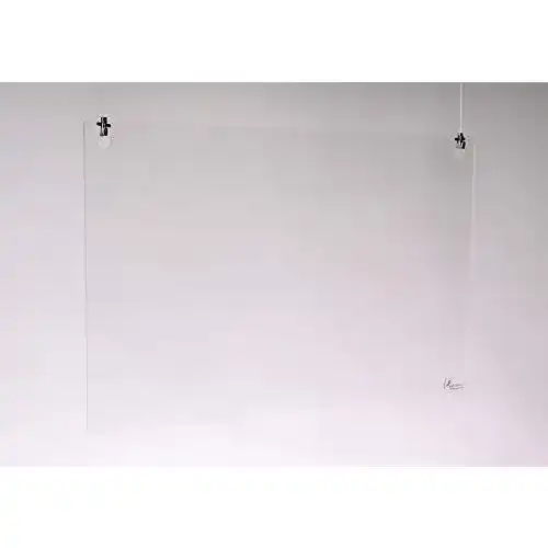 Die beste Spuckschutz hängend 120 cm breit Queence, Acrylglas 120x80 cm 2026 Test Bestseller Spuckschutz hängend 120 cm breit Queence, Acrylglas 120×80 cm