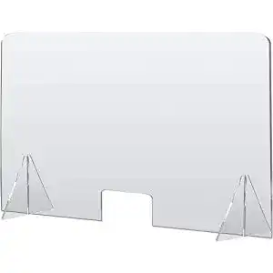 Spuckschutz mit Durchreiche 100×70