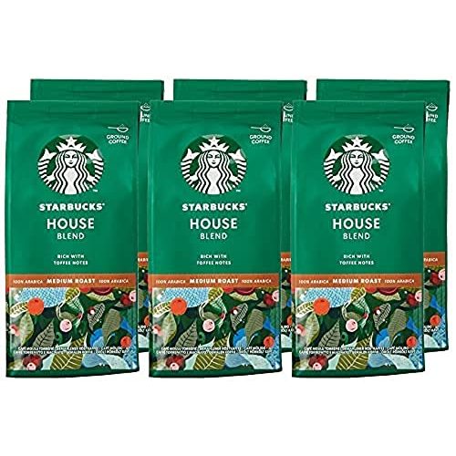 Acquista il miglior caffè Starbucks Starbucks House Blend caffè filtro 6 x 200 g bestseller