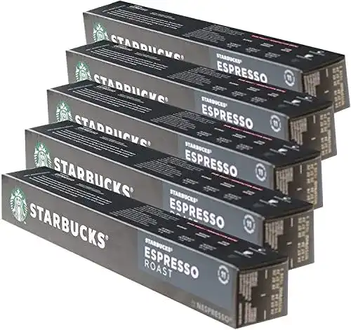 Starbucks-Kapseln STARBUCKS Espresso Roast Kaffee, 5er Set