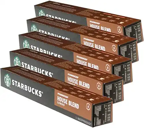 Starbucks-Kapseln STARBUCKS House Blend Lungo Kaffee, 5er Set