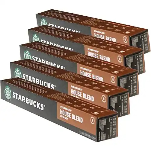 Die beste Starbucks-Kapseln STARBUCKS House Blend Lungo Kaffee, 5er Set 2026 Test Bestseller Starbucks-Kapseln STARBUCKS House Blend Lungo Kaffee, 5er Set