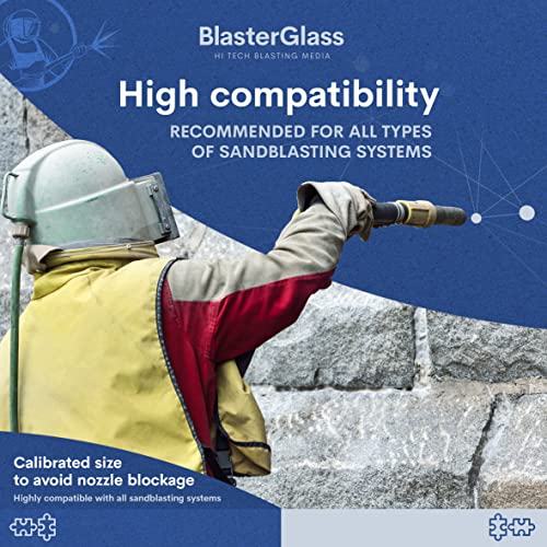Strahlmittel BlasterGlass Hi-Tech 40-60 Abrasive 10 kg