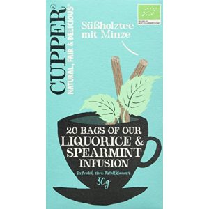 Süßholzwurzel-Tee CUPPER Süßholztee mit Pfefferminz, 4er Pack