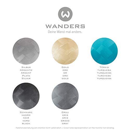 Tafelfarbe Wanders24 ® Edelmetallic-Grau 1 Liter