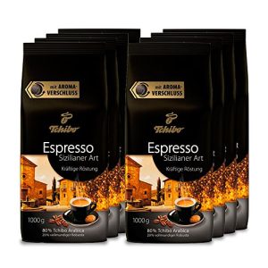 Tchibo-Kaffee Tchibo Espresso Sizilianer Art ganze Bohne, 8 kg