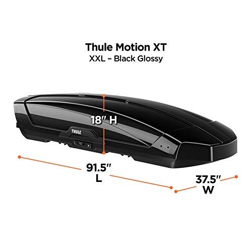 Thule-Dachbox Thule 629901 Dachboxen Motion XT, Schwarz
