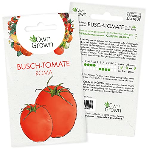 Die beste tomatensamen owngrown premium busch tomaten Bestsleller kaufen