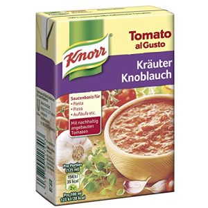 Tomatensauce Knorr Tomato al Gusto Kräuter Knoblauch Soße