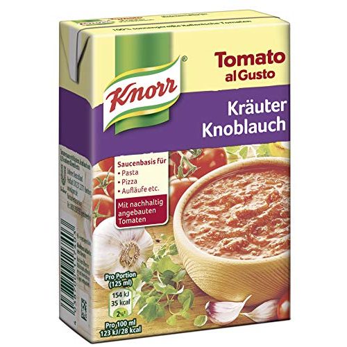 Die beste tomatensauce knorr tomato al gusto kraeuter knoblauch sosse Bestsleller kaufen
