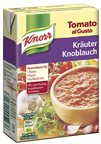 Die beste tomatensauce knorr tomato al gusto kraeuter knoblauch sosse Bestsleller kaufen